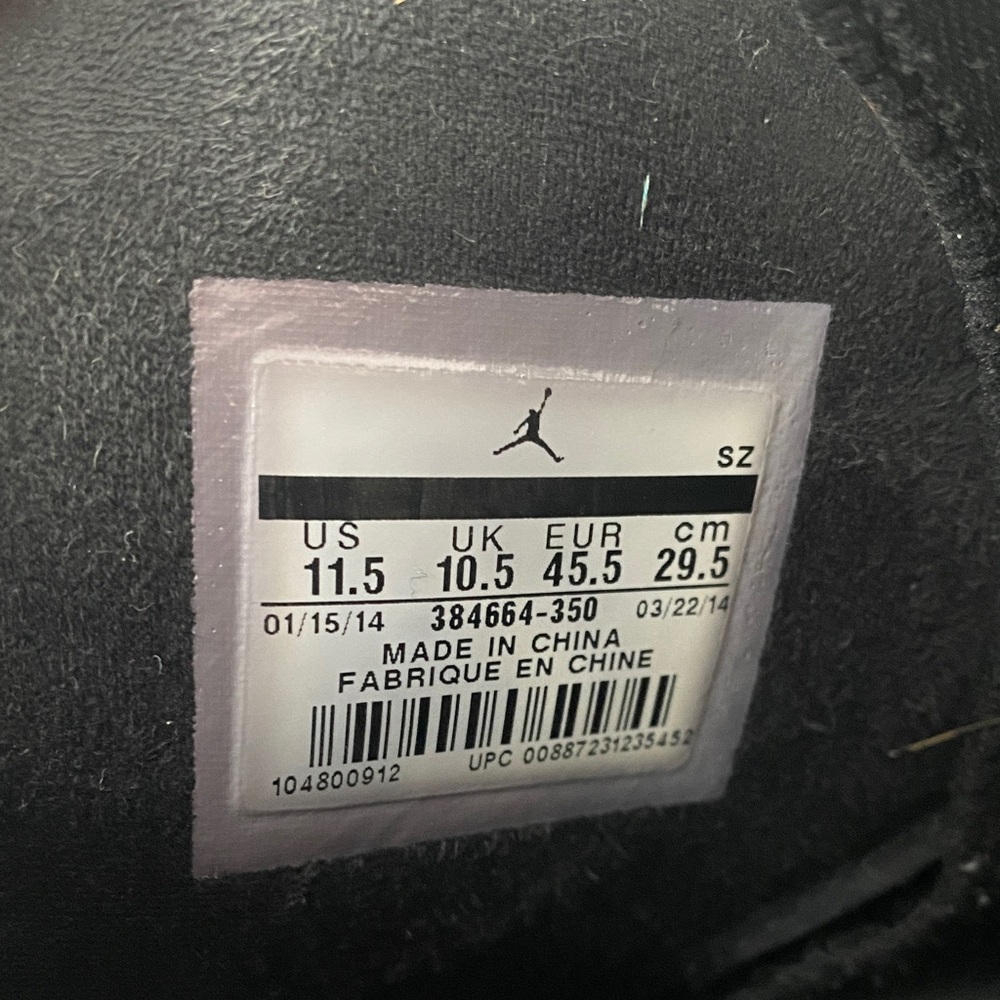 Air Jordan 6 Retro Sz 11.5 Athletic Shoes Champagne & Gr - Picture 6 of 16